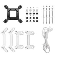 DeepCool Mystique 240 WH ARGB Liquid CPU Cooler with 2.83" TFT LCD Display, 240mm Radiator, Addressable RGB Fans, Hydro Bearing, and Wide Compatibility for Intel & AMD Sockets - Image 7