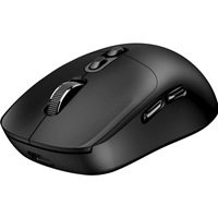 Genius AI Copilot Wireless Bluetooth Silent Mouse, Blutooth & 2.4 GHz, Adjustable DPI levels up to 16000 DPI, 7 Button with Scroll Wheel, Black - Image 5