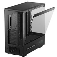 DeepCool CH690 Digital ATX Mid-Tower Case, High-Airflow PC Case with Semi-Glass Panel, USB-C Port, Support for 420mm Radiator, 450mm GPU, ATX PSU, Black - Image 8