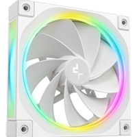 DeepCool FL12 120mm PWM 3 Pack Reverse White Fan - High Performance, Low Noise, Fluid Dynamic Bearing, 36 ARGB LEDs, 500-2150 RPM, 55 CFM Airflow, 4-Pin PWM Control - Image 5