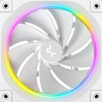 DeepCool FL12 120mm PWM 3 Pack Reverse White Fan - High Performance, Low Noise, Fluid Dynamic Bearing, 36 ARGB LEDs, 500-2150 RPM, 55 CFM Airflow, 4-Pin PWM Control - Image 6