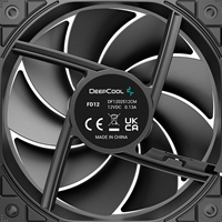 DeepCool FD12 120mm Case Fan 3-Pack, PWM Control, High Airflow, Low Noise, Hydro Bearing, Black, Anti-Vibration Pads, 4-Pin Connector - Image 5