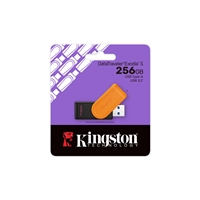 Kingston DataTraveler Exodia S DTXS/256GB USB Flash Drive, 256GB, USB 3.2, Black/Orange, Swivel Cap Design - Image 5
