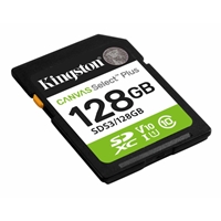 Kingston Canvas Select Plus SDS3/128GB V30 128GB SD Class 10 UHS-I U3 Flash Card - Image 4