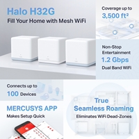 Mercusys Halo H32G AC1200 Whole Home Mesh Wi-Fi System (3 Pack) - Image 5