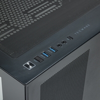 Tecware VXL EVO ARGB ATX Mid-Tower PC Case - Black, Dual-Chamber Design, 4 x 120mm ARGB Fans Pre-Installed, Infinity Glass Panels, ATX/mATX/ITX Support, High Airflow Gaming Chassis - Image 7