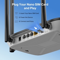 Mercusys MB115-4G N300 Wi-Fi 4G LTE Router - Image 8