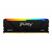 Kingston FURY Beast KF436C18BB2AK4/128 128GB (4x 32GB) DIMM System Memory, 3600MHz, DDR4, CL18, Black, RGB, Intel XMP - Image 4