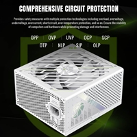 GAMEMAX GX-850 Pro Modular 80 Plus Gold ATX3.0 PCIe 5.0 PSU With 135mm FDB Fan, White - Image 8