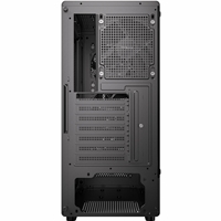 Antec VX310 ARGB Mid-Tower Gaming PC Case - Pre-Installed 4 x 120mm ARGB Fans, Tempered Glass Side Panel, High-Airflow Mesh Front - ATX/Micro-ATX/ITX - Image 4