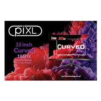 piXL CM32GF5 32 Inch 165Hz HDR Full HD Curved Gaming Monitor with AMD FreeSync & Nvidia G-Sync, 1920 x 1080 Resolution, 1ms Response Time, DisplayPort, HDMI & VESA Mount - Image 8