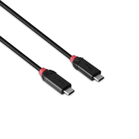 Lindy Black Line 37002 2m USB4 240W Cable, 24 pin USB-C (M) to 24 pin USB-C (M) - Image 5
