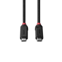 Lindy Black Line 37002 2m USB4 240W Cable, 24 pin USB-C (M) to 24 pin USB-C (M) - Image 6
