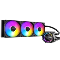 Antec Skeleton 360ARGB Liquid CPU Cooler, Universal Socket, Black, 360mm Radiator, PWM up tp 2000 RPMCooling Fans, Addressable RGB LED Lighting - Image 4