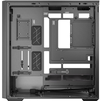 Antec FLUX Rear Mid Tower PC Case - Tempered Glass, Steel/Plastic/Wood, 5 PWM Fans, USB-C, ATX/Micro-ATX/ITX Compatibility - Image 6