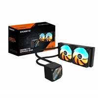 GIGABYTE GP-GIGABYTE Gaming 240 All-in-One Liquid CPU Cooler with 240mm Radiator, ARGB Lighting, Teflon Tubing and Magnetic Rotating Cover - Image 4