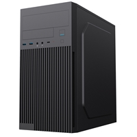 CiT Mentor Micro-ATX Office PC Case With USB Type C and 80mm Rear Black Fan Included - Image 5