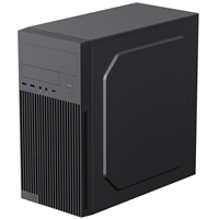 CiT Mentor Micro-ATX Office PC Case With USB Type C and 80mm Rear Black Fan Included - Image 7