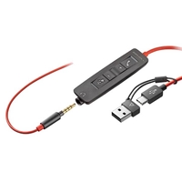 Plantronics Blackwire 3225 Stereo USB-C Headset with 3.5mm Jack & USB-C/A Adapter (Bulk Pack- Non-Retail) - Image 5