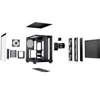 be quiet! Light Base 500 LX BGW85 Mid-Tower Case, Tempered Glass, 4 x ARGB Light Wings LX Fans, High Airflow ATX Case, USB-C 10Gbps, 400mm GPU Support, Vertical GPU Mount, Black - Image 7