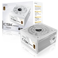 Antec CSK DC 750W PSU, White, 80+ Bronze, Fully Wired, Antec's 5-year warranty - Image 7