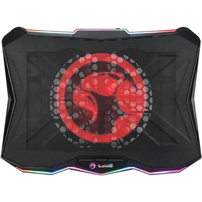Marvo Scorpion FN-40 Atlas 40 USB Powered RGB Laptop Cooling Stand (Black) - Image 2