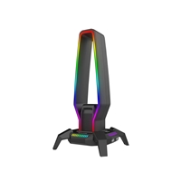 Marvo Scorpion HZ-10 Kobe 30 USB RGB Gaming Headset Stand and Hub (Black)