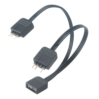 Akasa 1-to-2 Addressable RGB LED Splitter Cable - Image 2