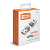 ColorWay Grey Adapter Type-C To USB-A