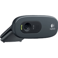 Logitech C270 HD Webcam, HD 720p/30fps, Widescreen HD Video Calling, HD Light Correction, Noise-Reducing Mic, For Skype, FaceTime, Hangouts, WebEx, PC/Mac/Laptop/Macbook/Tablet, Black - Image 7