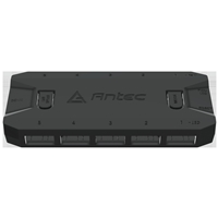 Antec ARGB & Fan Controller - 5 PWM Fan Ports, 5 ARGB LED Ports, SATA Power, Compact Design, 2-Year Warranty