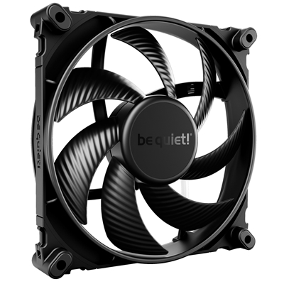 be quiet! Silent Wings 4 PWM High Speed Black Fan, 140mm, 1900RPM, 4-Pin PWM Fan Connector, Black Frame, Black Blades, Optimized Fan Blades for High End Performance, 2 Mounting Options - Image 2