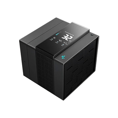 DeepCool Assassin IV VC Vision Dual-Fan CPU Air Cooler with 140mm & 120mm Fans, Vapour Chamber Base, Digital Display for Real-Time Monitoring, Intel & AMD Compatible - Image 2