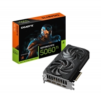 Gigabyte NVIDIA GeForce RTX 5060 Ti Windforce OC 16GB GDDR7 Graphics Card, 4608 CUDA Cores, 2587 MHz Core Clock, Dual Fan, 3x DisplayPorts / 1x HDMI Ports