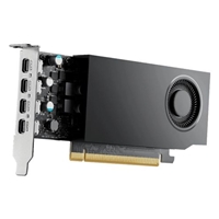 PNY NVIDIA Professional RTX A1000 Graphics Card, 8GB GDDR6, 2307 CUDA Cores, 72 Tensor Cores, Single Fan Low Profile, 4x mini-DisplayPort
