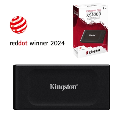 Kingston XS1000 (SXS1000/2000G) 2TB Portable External SSD, Read 1050MB/s, Write 1000MB/s, USB 3.2 Gen 2, 5 Year Warranty - Image 2