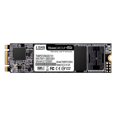 Team MS30 (TM8PS7256G0C101) 256GB, M.2 Sata Interface, PCIe Gen3, Read 550MB/s, Write 470MB/s, 3 Year Warranty - Image 2