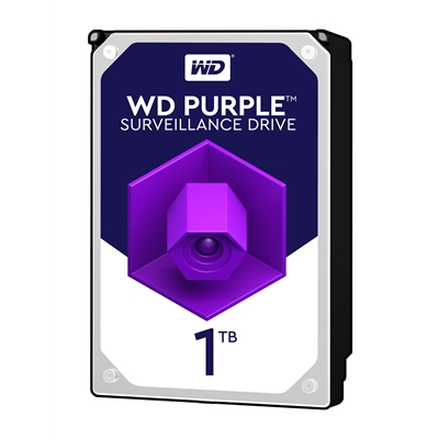 WD Purple WD10PURZ 1TB 3.5" 5400RPM 64MB Cache SATA III Surveillance Internal Hard Drive - Image 2