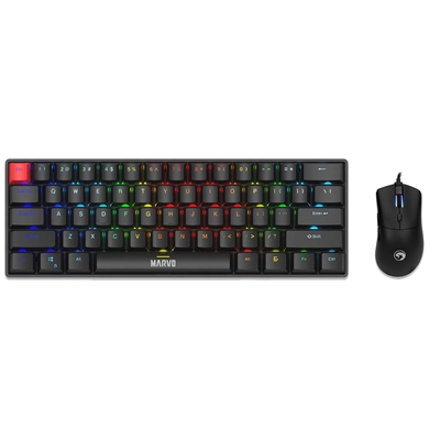 Marvo Scorpion Keyboard and Mouse Bundle, Marvo Scorpion KG933G Saber 61 Keyboard, Marvo Scorpion G950 Niro 40 Gaming Mouse - Image 2