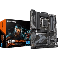 Gigabyte B760 GAMING X DDR4 Intel 1700 Socket Motherboard, ATX, 4x DDR4 Slots, 3x M.2 Sockets, Fitted I/O Shield, 2.5GbE LAN, 1x DisplayPort / 1x HDMI Port