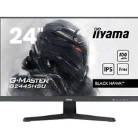iiyama G-MASTER G2445HSU-B2 24 inch IPS Monitor, Full HD, 1ms, HDMI, DisplayPort, HDCP, USB Hubx2, Freesync, 100Hz, Speakers, Black, Internal PSU, VESA