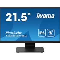 iiyama PROLITE T2252MSC-B2 21.5 Inch 10 Point Touchscreen IPS Monitor, Full HD, 5ms, USB Hub, HDMI, DisplayPort, Speakers, Black, Internal PSU, VESA - Image 2