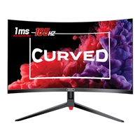 piXL CM32GF5 32 Inch 165Hz HDR Full HD Curved Gaming Monitor with AMD FreeSync & Nvidia G-Sync, 1920 x 1080 Resolution, 1ms Response Time, DisplayPort, HDMI & VESA Mount