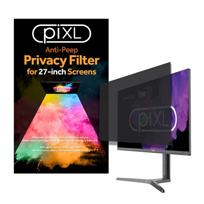 piXL 27 Inch Monitor Security Privacy Screen/ Privacy Filter, Anti-Glare, Anti-Peep, Anti-Static & Blackout - Image 2