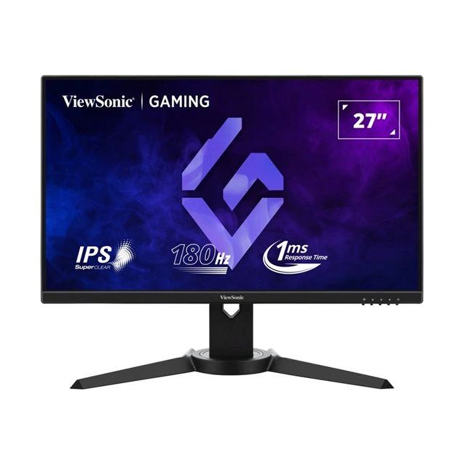 Viewsonic OMNI VX2779J-HD-PRO 27 Inch IPS Gaming Monitor, Full HD, 180Hz, 1ms, 2x HDMI, DisplayPort, Freesync, HDR10, Height Adjustable, Swivel, Rotate, VESA - Image 3