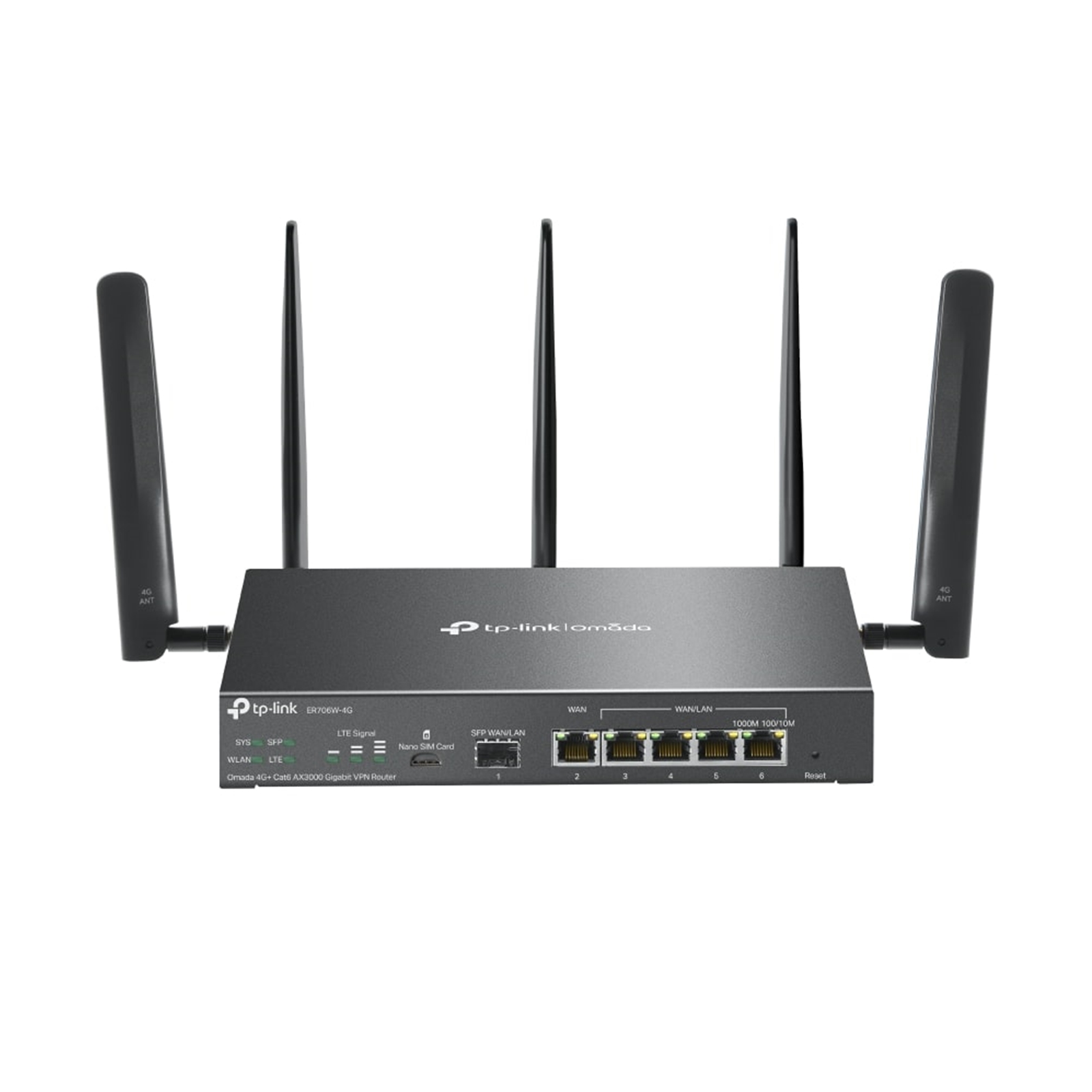 TP-Link Omada ER706W-4G 4G+ Cat6 AX3000 Gigabit VPN Router - Image 3