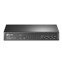 TP-Link TL-SF1009P 9-Port 10/100Mbps Metal Desktop PoE Switch with 8-Port PoE+ (65W) - Image 2