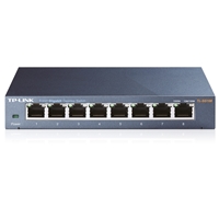 TP-Link TL-SG108 8-Port Metal 10/100/1000Mbps Gigabit Desktop Network Switch - Image 4
