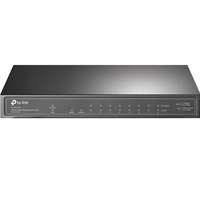 TP-Link TL-SG1210P 10-Port Metal Gigabit Desktop Switch with 8-Port PoE+ (63W) - Image 2