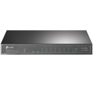 TP-Link TL-SG1210P 10-Port Metal Gigabit Desktop Switch with 8-Port PoE+ (63W)